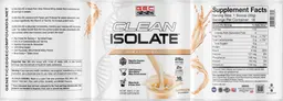 Label for Clean Isolate Cappuccino