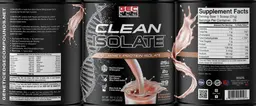 Label for Clean Isolate Chocolate Milkshake