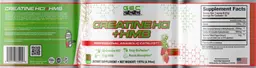 Label for Creatine HCl + HMB Strawberry Kiwi