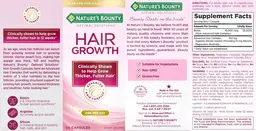 Label for Hair Growth