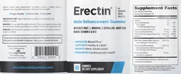 Label for Erectin Gummies