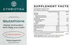Label for Glutathione Citrus Berry