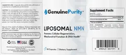 Label for Liposomal NMN