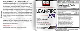 Label for LeanFire PM