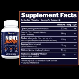 Label for Night Burn