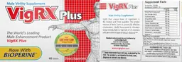 Label for VigRX Plus