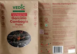 Label for Garcinia Cambogia Fruits