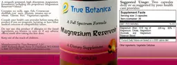 Label for Magnesium Reservoir
