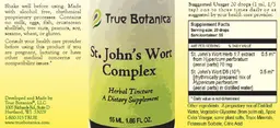 Label for St. John's Wort Complex