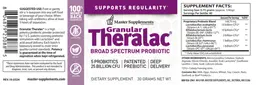 Label for Granular Theralac