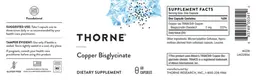 Label for Copper Bisglycinate