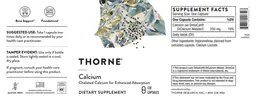 Label for Calcium