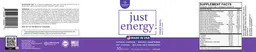 Label for Just Energy Mixed Berry