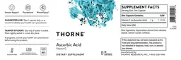 Label for Ascorbic Acid