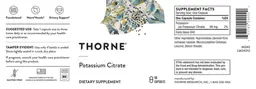 Label for Potassium Citrate