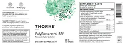 Label for PolyResveratrol-SR