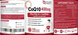 Label for CoQ10 400 mg