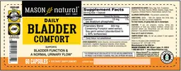 Label for Daily Bladder Comfort