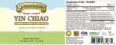 Label for Sugar Coated Yin Chiao