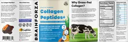 Label for Collagen Peptides Unflavored