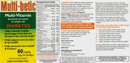 Label for Multi-betic Multi-Vitamin