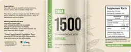 Label for CBDA 1500 Natural
