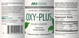 Label for Oxy-Plus Colon Cleanser