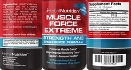 Label for Muscle Force Extreme