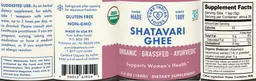 Label for Shatavari Ghee