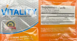 Label for Vitality