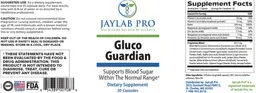 Label for Gluco Guardian