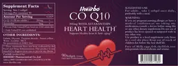 Label for CO Q10 200 mg with Astaxanthin