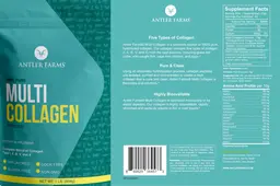Label for Multi Collagen Powder Unflavored