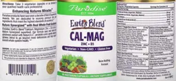 Label for Cal-Mag Zinc + D3