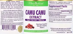Label for Camu Camu Extract