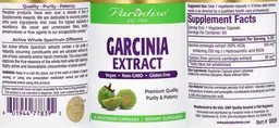Label for Garcinia Extract