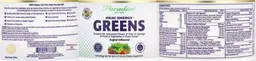 Label for ORAC Energy Greens