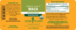 Label for Maca