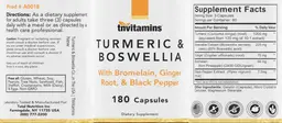 Label for Turmeric & Boswellia