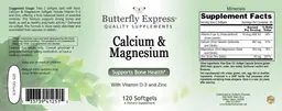 Label for Calcium & Magnesium