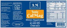 Label for Ionic CalMag