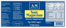 Label for Ionic Magnesium