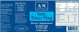 Label for Ionic Pota-Mag