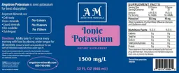 Label for Ionic Potassium