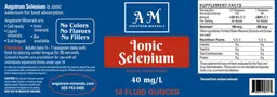 Label for Ionic Selenium