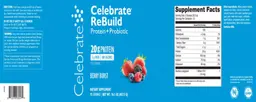 Label for Celebrate ReBuild Berry Burst