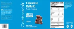 Label for Celebrate ReBuild Chocolate