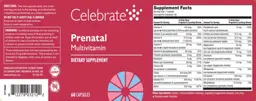 Label for Prenatal Multivitamin