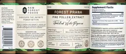 Label for Pine Pollen Extract