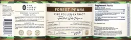 Label for Pine Pollen Extract Powder